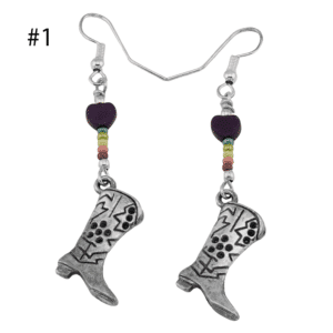 Assorted Bead Feather Earrings