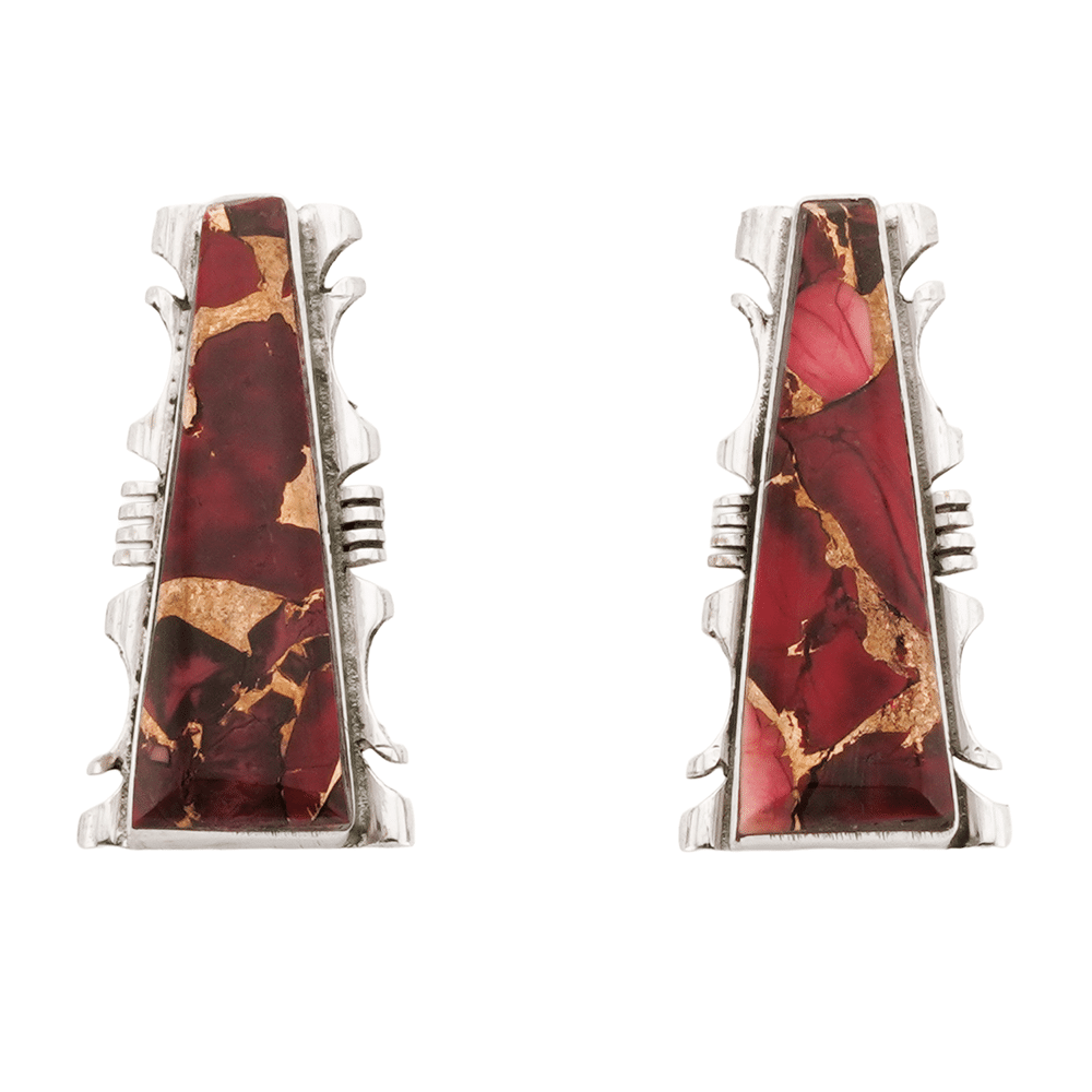Dyed Dahlia Earrings - Image 2