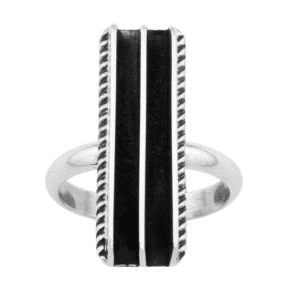 Silver Groove Ladies Ring