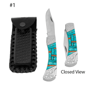 Inlay Turquoise Knife
