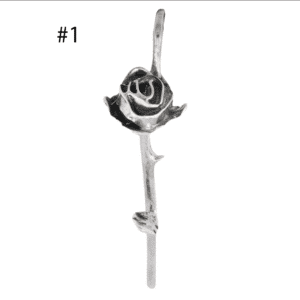 Silver Flower with Stem
