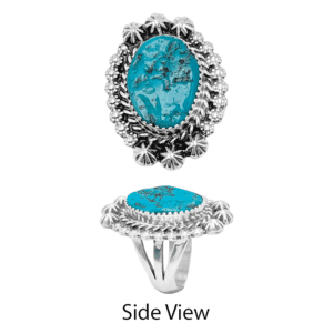Kingman Turquoise Ladies Ring
