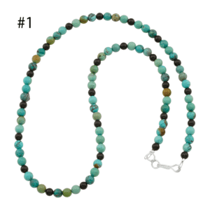 Turquoise and Black Onyx Necklaces