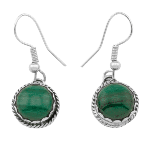 Malachite Dangle Earrings