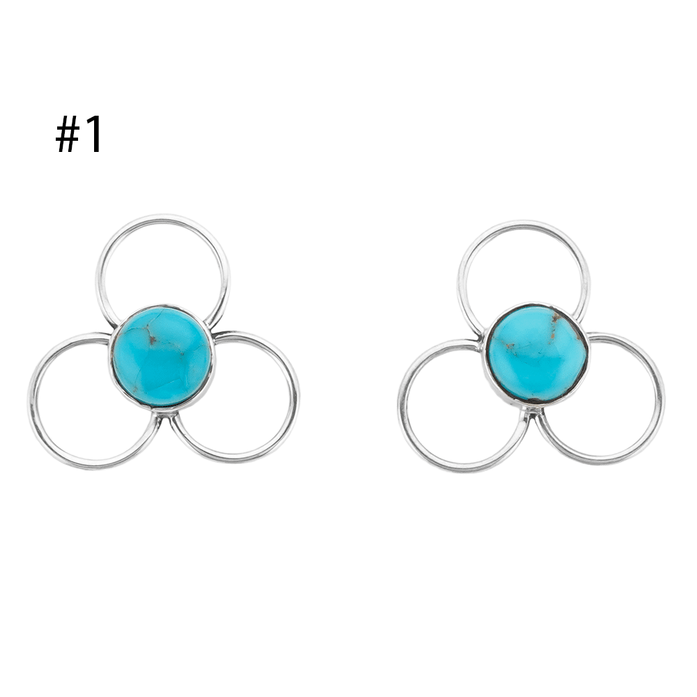 Turquoise Post Earring