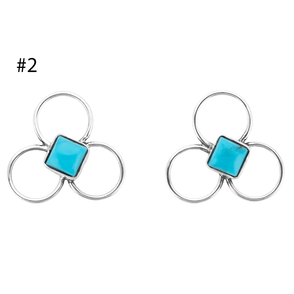 Turquoise Post Earring - Image 2