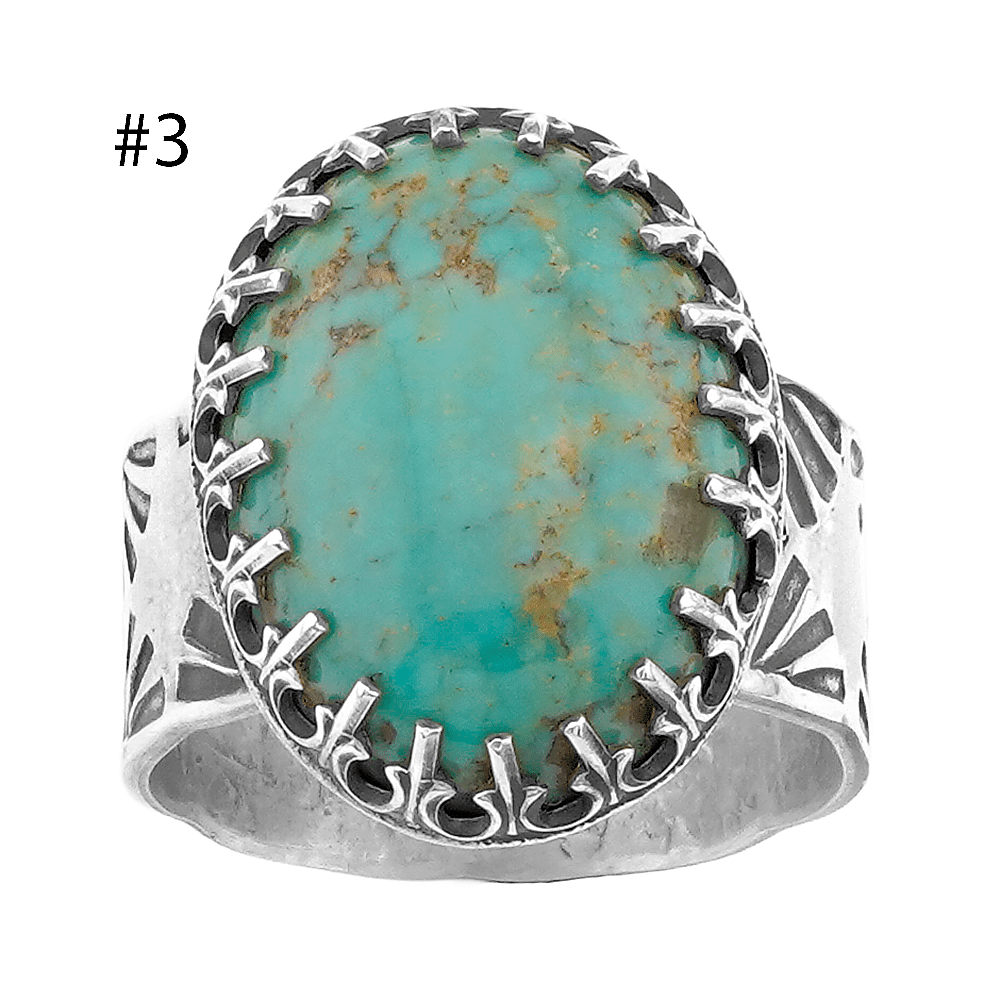 Turquoise Men's or Women's Ring - Image 3