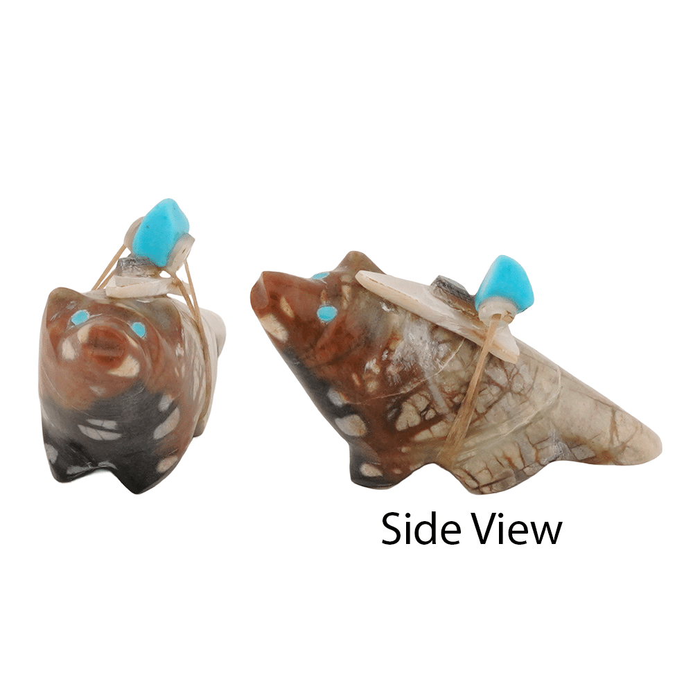 Carved Sitting Wolf