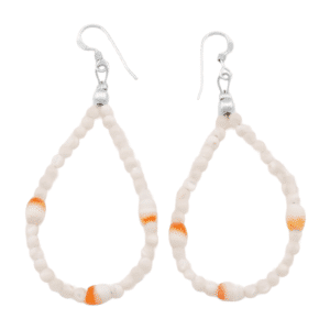 Spiny Oyster and Mother of Pearl Earring