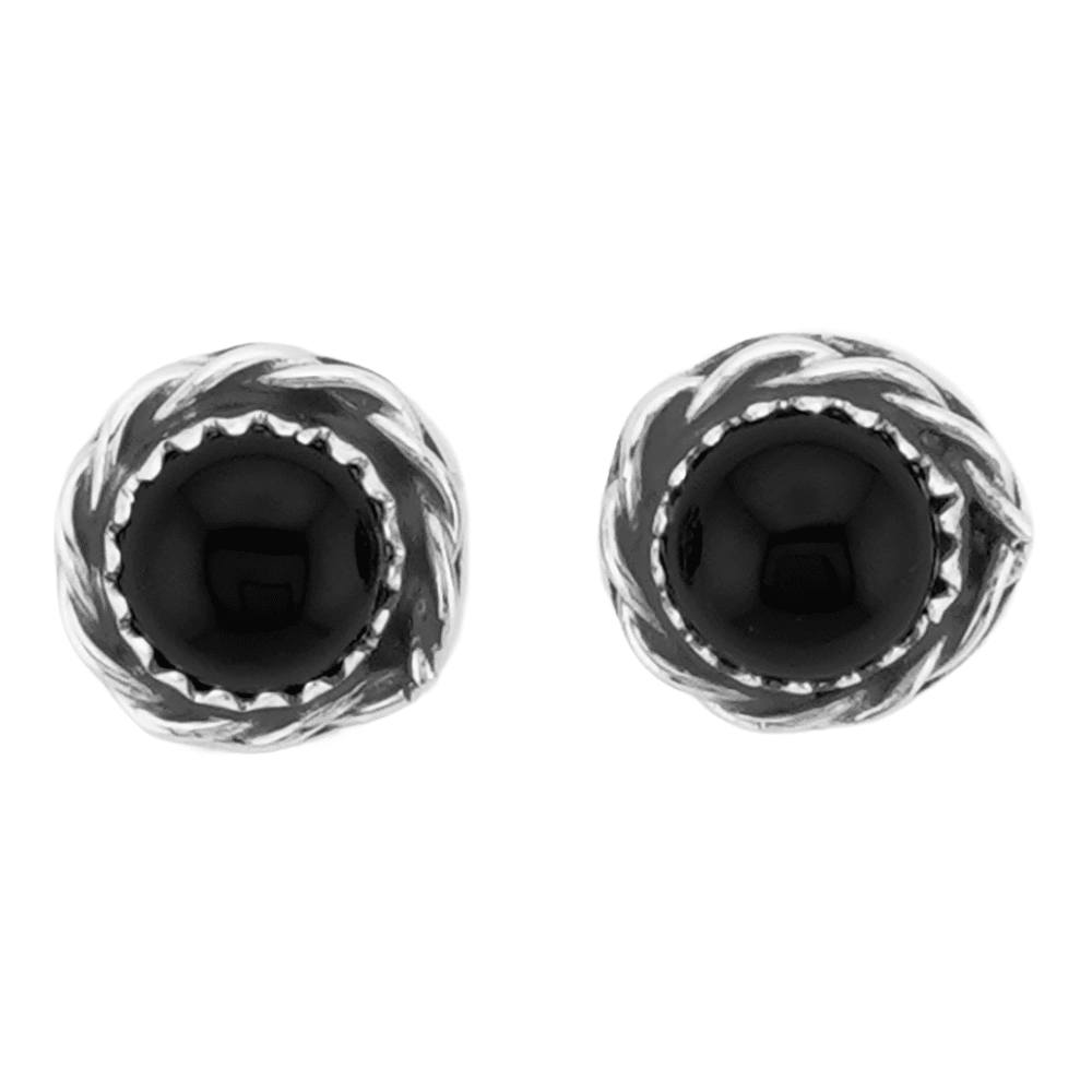 Tiger Eye Twist Wire Post Earring - Image 2