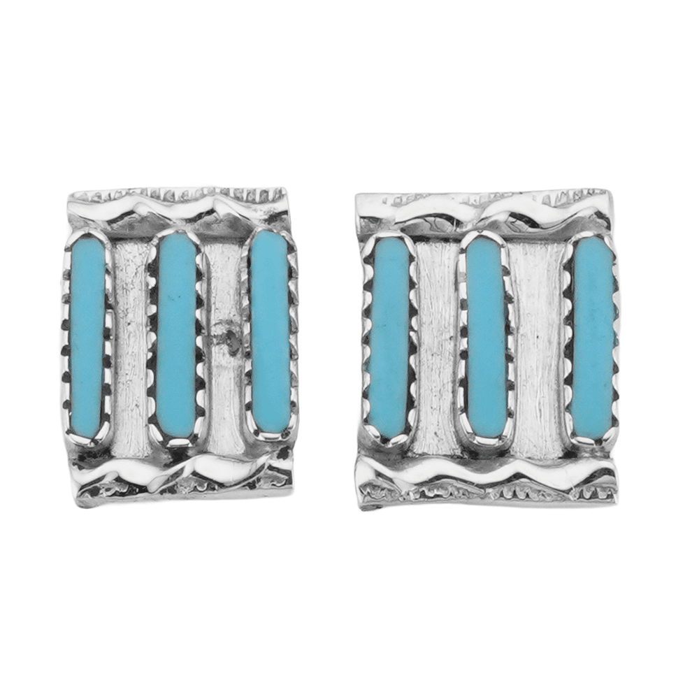 Turquoise Post Earrings