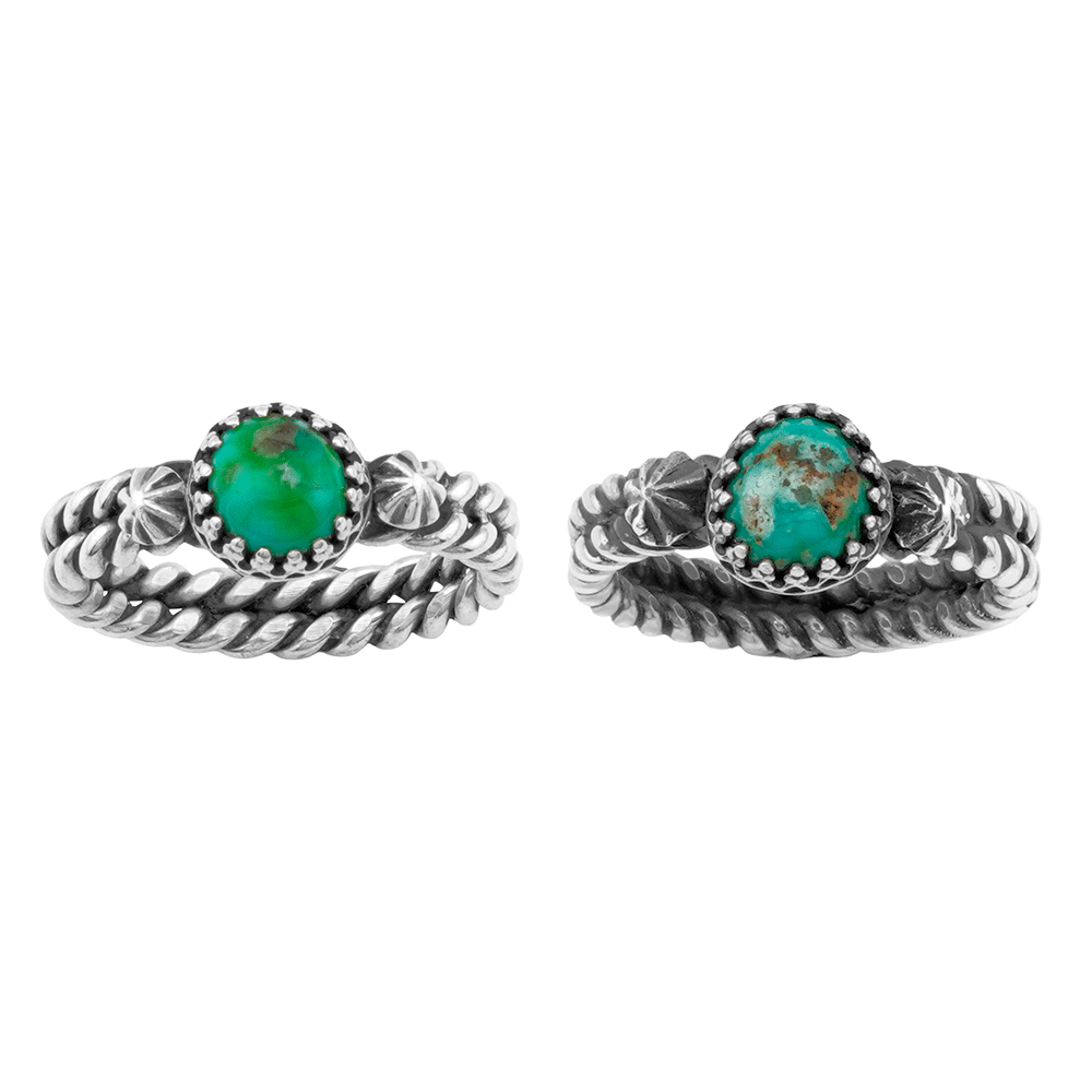 Turquiose Twist Wire Ring