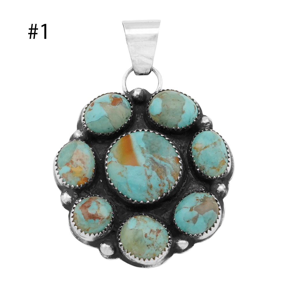 Turquoise Cluster Pendant