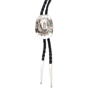 Sterling Cast Cowboy Hat Bolo Tie
