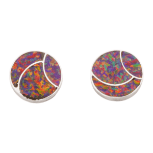 Zuni Opal Inlay Post Earring