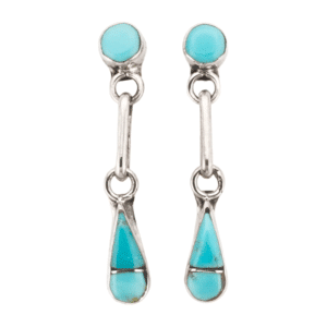 Turquoise lnlay Dangle Earrings