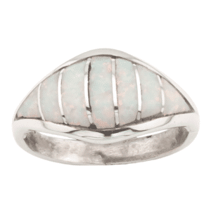 Opal Inlay Women's Ring