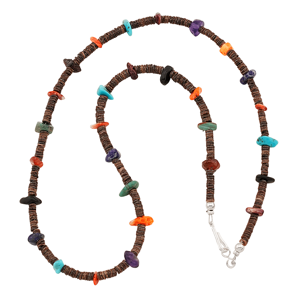 Multi Color and Heishi Necklace - Image 2