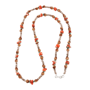 Turquoise and Spiny Oyster Necklace