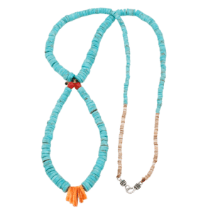Kingman Turquoise And Jclo Necklace